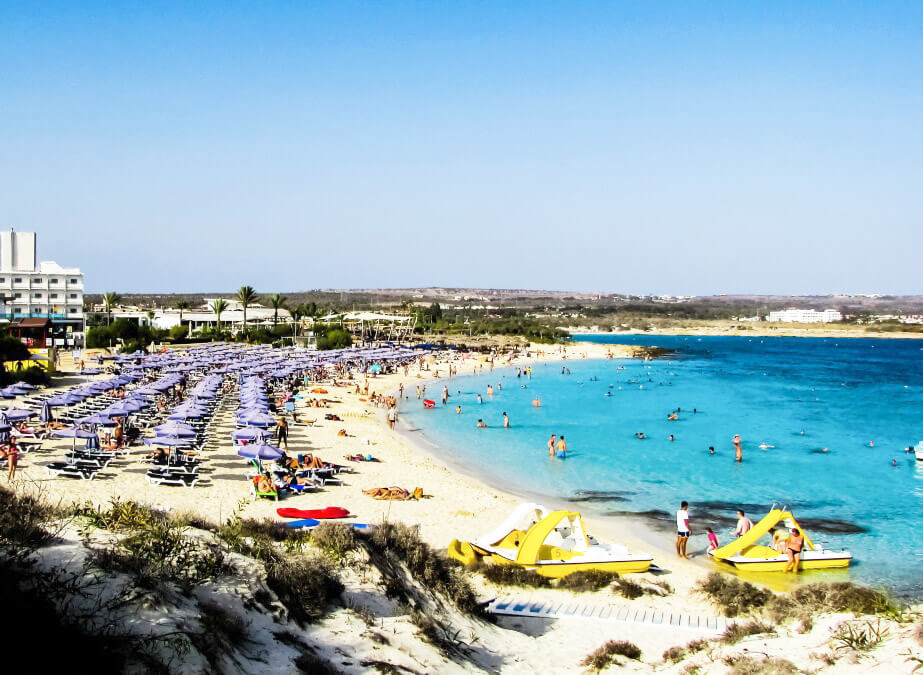 Vädret i Ayia Napa i Maj 2025 Genomsnittlig Temperatur i Maj Cypern