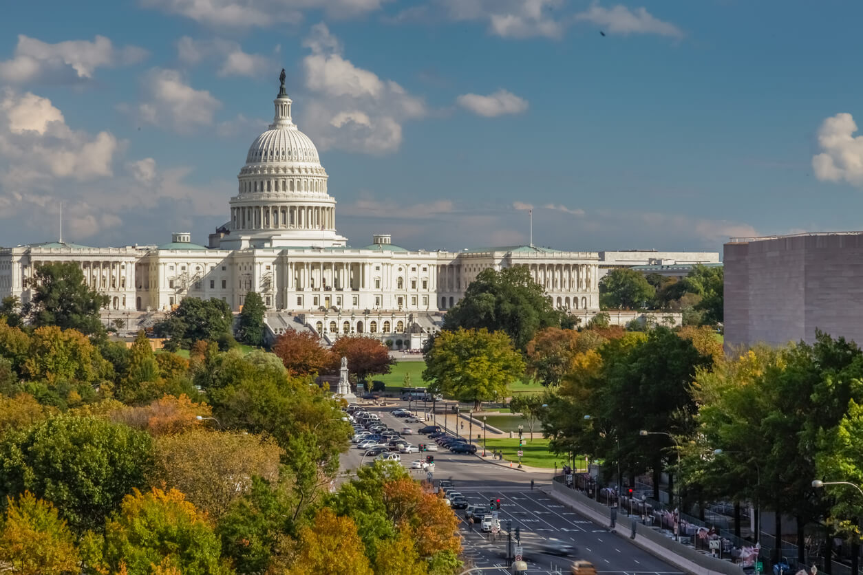 Vädret i Washington D. C. i April 2025 Genomsnittlig Temperatur i